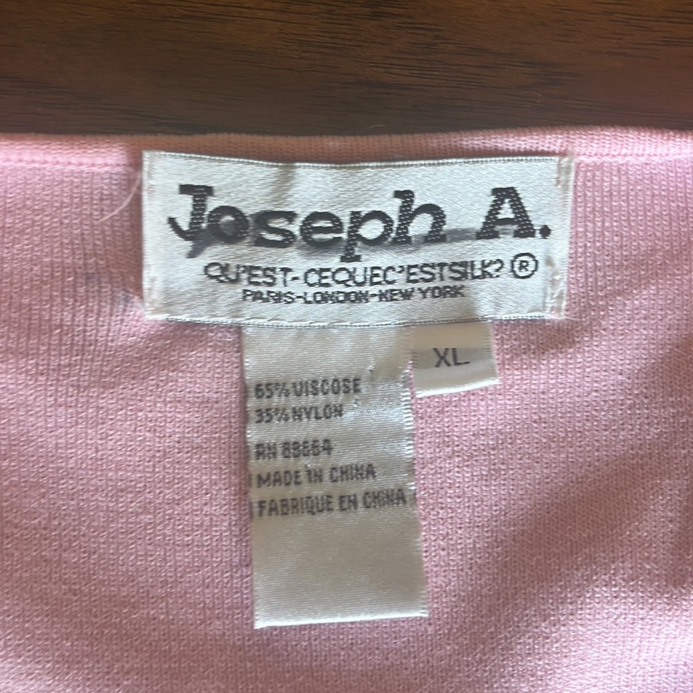 Vintage Joseph A Sequin Iridescent Pink Tank Top Fits like M/L - Picture 7 of 7